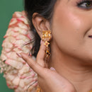 Purba - Minakari Heavy Chatai Necklace Set - BRISHNI