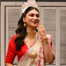 Ranihar - White Beaded Sita Har - BRISHNI