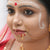 Red Crystal Gold Drop Nose Ring (Nath) - BRISHNI