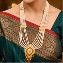 Royal White Beads Set - BRISHNI