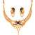Sarang - Dual Mayur Minakari Necklace Set - BRISHNI
