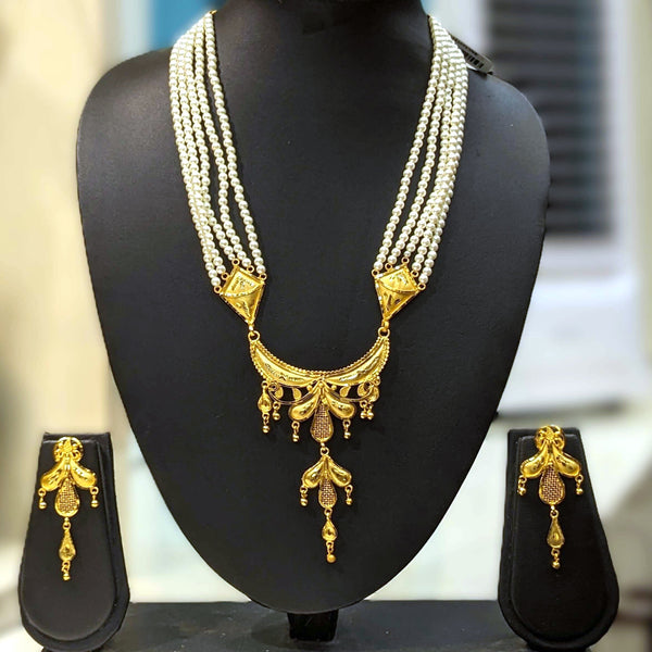 Saroja - Beaded Necklace set - BRISHNI