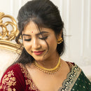 Shakuntala - Beads and Ball Drop Chatai Necklace Set - BRISHNI