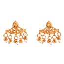 Shakuntala - Beads and Ball Drop Chatai Necklace Set - BRISHNI