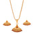 Shikhi Pakha Design Locket Set With Chain (16 Inch) - BRISHNI