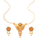 Shobhona - Single Line Beaded Necklace Set - BRISHNI