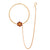 Single Mina Flower Nose Ring (Nath) - BRISHNI