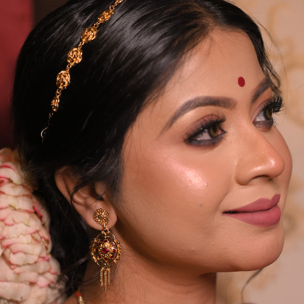 Small Rose Motif Shish Patti - BRISHNI