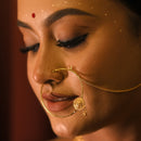 Sphere Drop Motif Nose Ring (Nath) - BRISHNI