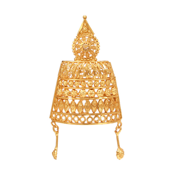Topor Design Brooch Saree Pin 1 - BRISHNI