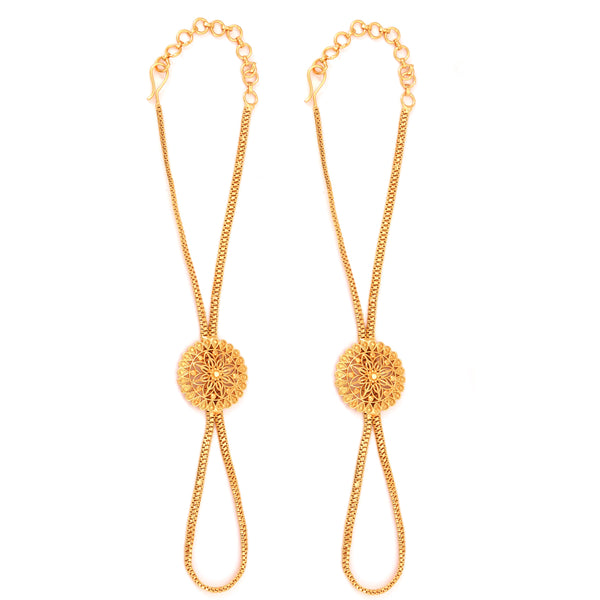 Trichakra Ratan Chur - Haath Phool - Two Pieces - BRISHNI