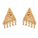Trikon Drops Small Chatai Necklace Set - BRISHNI