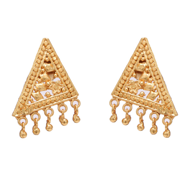 Trikon Drops Small Chatai Necklace Set - BRISHNI