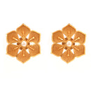 Tulip Petal Small Pasha Earrings - BRISHNI
