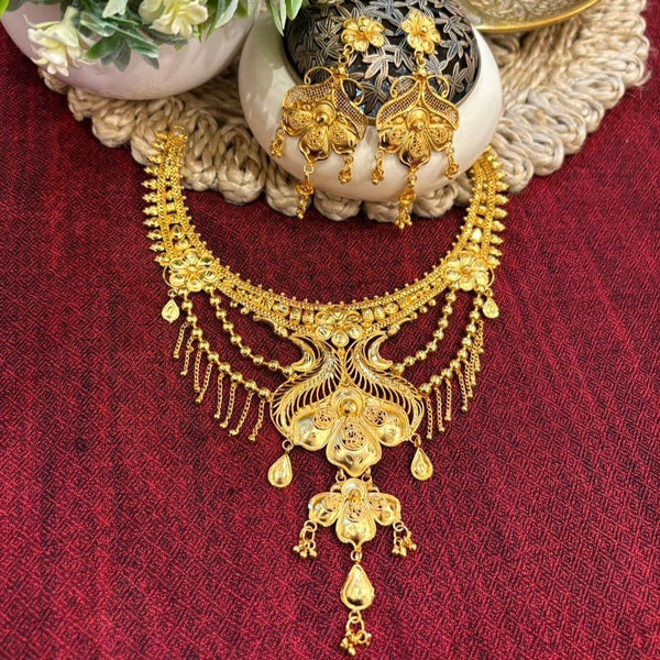 Vaibhavi- Bridal Heavy Necklace Set - BRISHNI