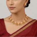 Varnika - Beads Embedded Designer Necklace Set - BRISHNI