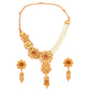 Yastika - Half Beaded Necklace Set - BRISHNI