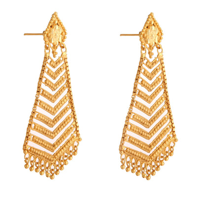 Sitadul Earrings | 22K Gold-plated Collection