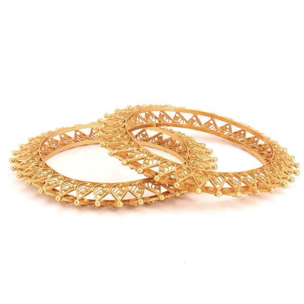 Pradip Kankan - Two Pieces | 22K Gold-plated Bangles