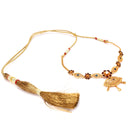 Aankhi - Minakari Flower Motif Necklace Set - BRISHNI