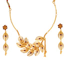 Bagicha - Leaf Necklace Set - BRISHNI