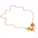 Banani - Minakari Chain Necklace Set - BRISHNI