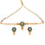 Blue Mina Flower Choker Set - BRISHNI