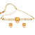 Box Design White Beads Choker Set - BRISHNI