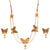 Butterfly (Minakari) Chain Necklace Set - BRISHNI