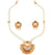 Chandbali White Beaded Sitahar Set - BRISHNI
