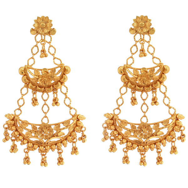 Jhumka earrings gold design | Jhumka online | Jos Alukkas