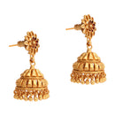 Crafted Flower Jhumka ( Small ) - BRISHNI