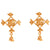 Crisscross Pendant Set With Chain (19 Inch) - BRISHNI