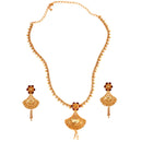 Dipti - Minakari Chain Necklace Set - BRISHNI