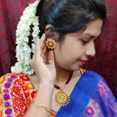 Dyuti - Pendant With Tassel and Matching Studs - BRISHNI