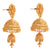 Ethnic Bloom Jhumka - BRISHNI