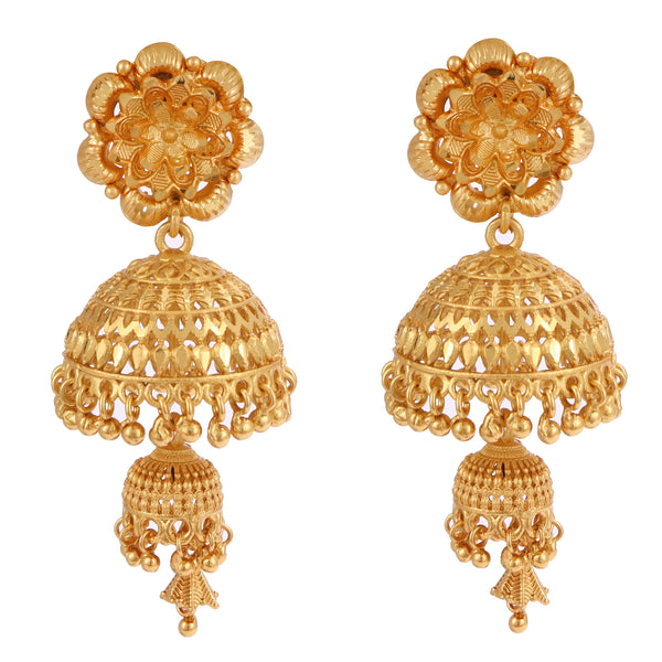 Ethnic Bloom Jhumka