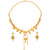 Fancy Floral Small Necklace Set - BRISHNI