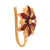 Floral Art Nath - Nosepin - BRISHNI