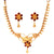 Floral Design Small Necklace Set - BRISHNI