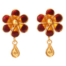 Floral Design Small Necklace Set - BRISHNI