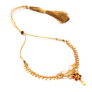 Floral Design Small Necklace Set - BRISHNI