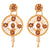 Floral Embeded Round Kanbala - BRISHNI