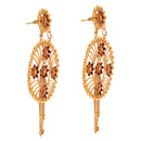 Floral Embeded Round Kanbala - BRISHNI
