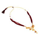 Flower Bouquet Pendant With Matching Earrings - BRISHNI