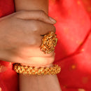 Flower Intricate Ring - BRISHNI