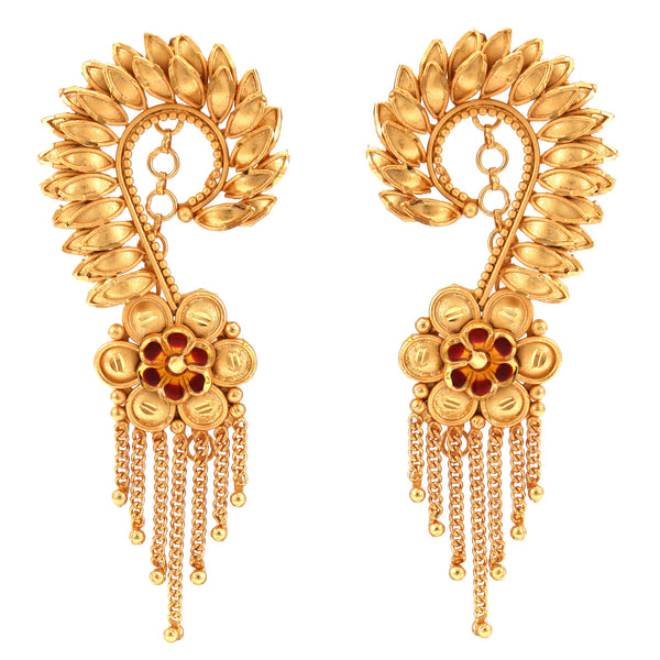 Kanpasha full kaan earring gold Clearance