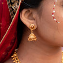 Flower Mina Small Jhumka - BRISHNI