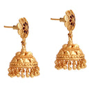 Flower Mina Small Jhumka - BRISHNI