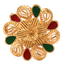 Flower Minakari Ring - BRISHNI